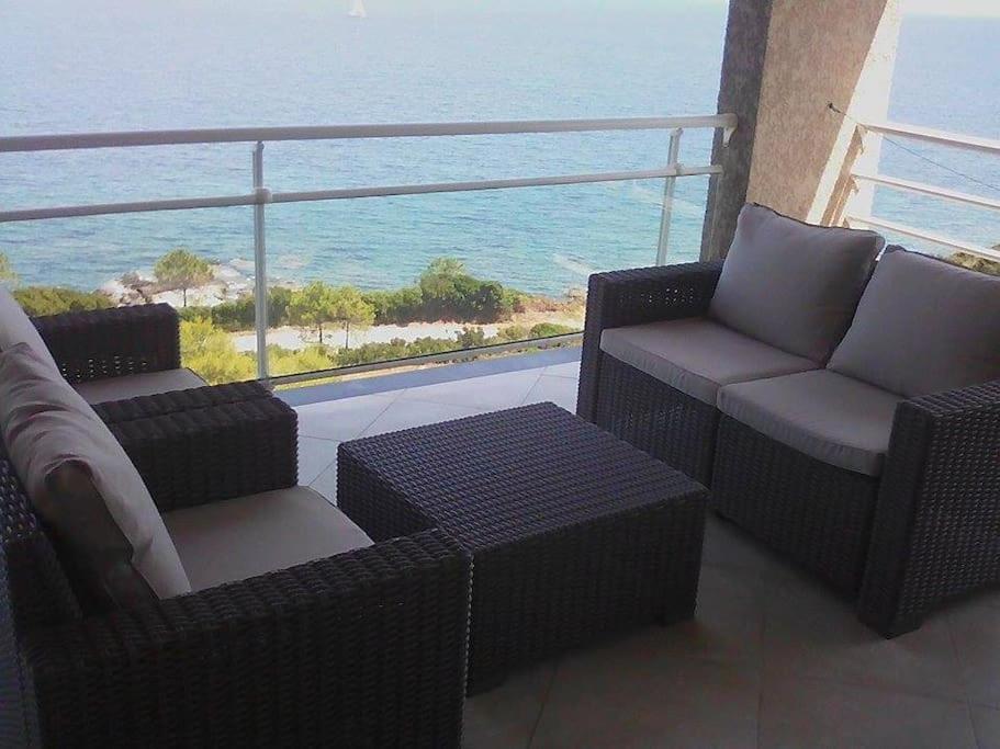 Appartement F3 Luri Экстерьер фото